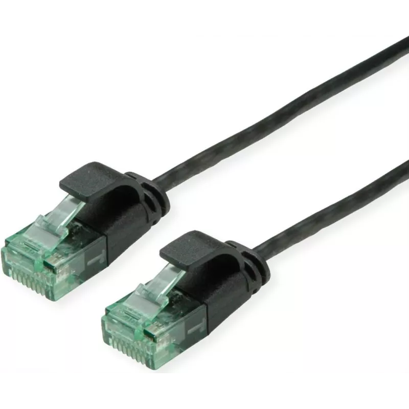 ROLINE RM UTP Patch Cable Kat6A/Kl.EA SLIM black 3m - UTP (21.45.3456)