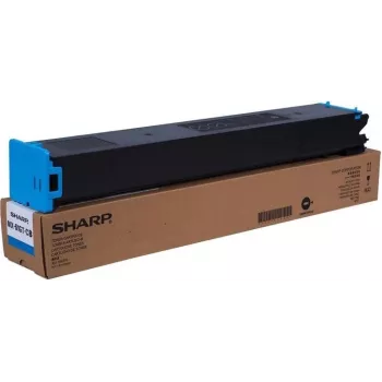 Sharp toner cartridge MX61GTCB blue for compatible Sharp printers, model MX61GTCB