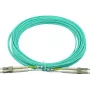 Fibre optic cable BlueOptics EFE350-005M-AQ-R-BO LC LC/UPC OM3 5 m Aqua