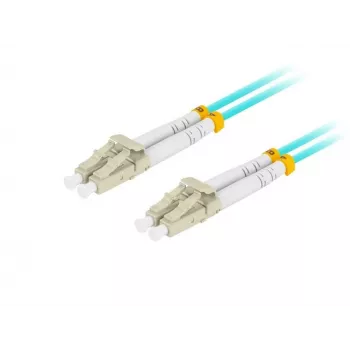 Fibre optic cable LANBERG FO-LULU-MD31-0010-TQ 1 m OM3 LC–LC Aqua