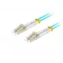 Fibre optic cable LANBERG FO-LULU-MD31-0010-TQ 1 m OM3 LC–LC Aqua