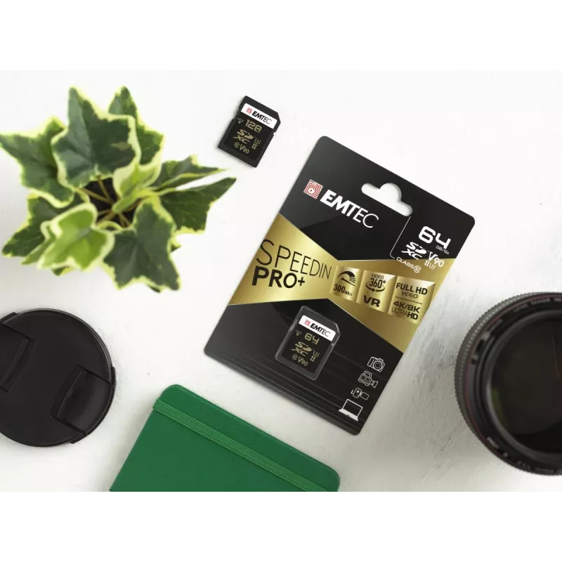 Flash Memory Emtec 256 GB UHS-II SpeedIN Pro+