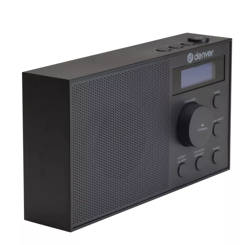 Radio DENVER DAB-51B — DAB+/FM/AM compact digital radio, black