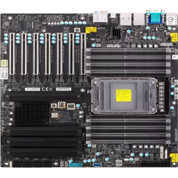 Super Micro SUPERMICRO X12SPA-TF - Motherboard - Erweitertes ATX - LGA4189-Socket - C621A Chipset - USB-C Gen2, USB 3,2 Gen 1, USB 3,2 Gen 2, USB-C Gen 2x2 - 10 Gigabit LAN, Gigab