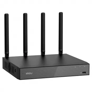 Network Video Recorder IMOU N118W Black — 18‑channel, 4‑ch playback, 3840×2160 max, Dual‑band Wi‑Fi, SATA up to 16TB