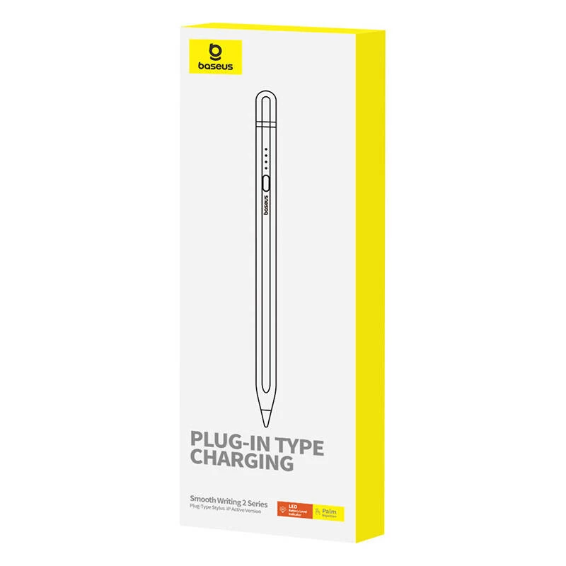 Stylus Baseus Smooth Writing Series plug-in charging Lightning, White