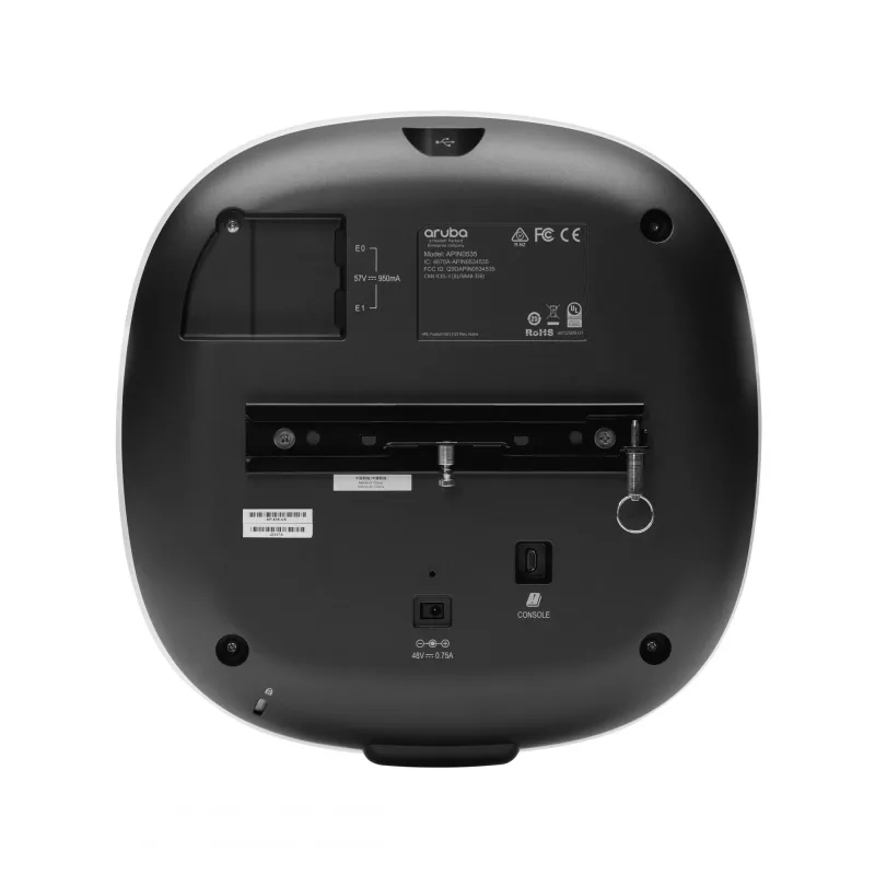 HPE - Aruba AP-535 (RW) - Campus - Funkbasisstation ZigBee Bluetooth 5.0 ZigBee Bluetooth Wi-Fi 6 2.4 GHz 5 GHz