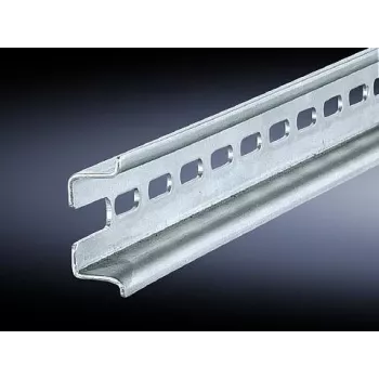 Rack rail Rittal 4935.000, silver, pack of 6, for 19-inch enclosures and cabinets