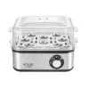 Egg cooker Adler AD 4486 — 8-egg capacity, 800 W, black satin steel with transparent lid