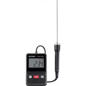 VOLTCRAFT PTM-200 penetration thermometer Measuring Range temperature -200 to 200 °C Probe Type Pt1000 contact measurement (VC-12920030)
