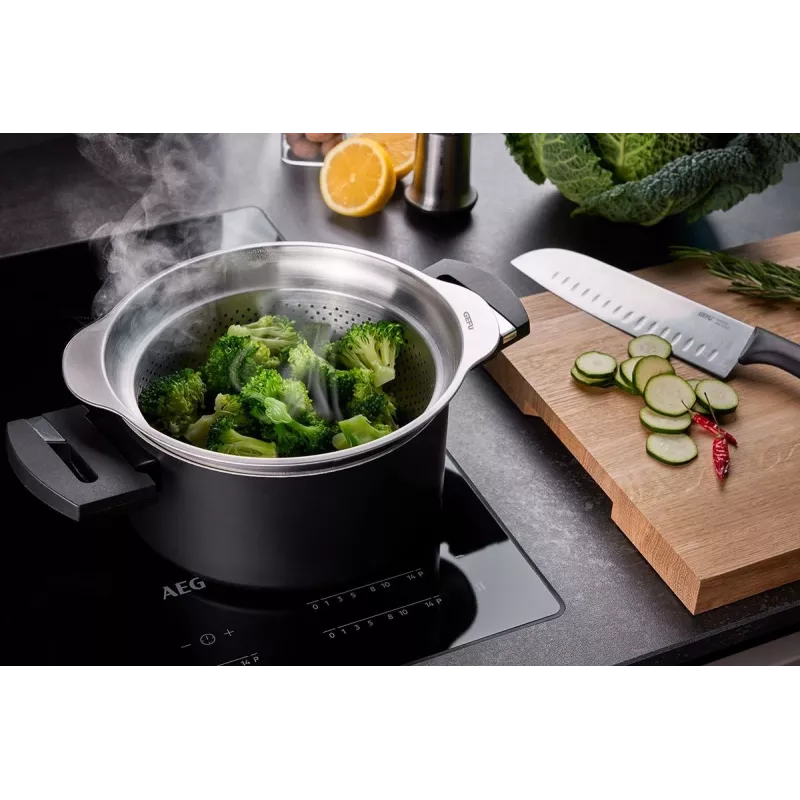 Strainer GEFU PREMIO G-28131, 23 cm stainless kitchen sieve