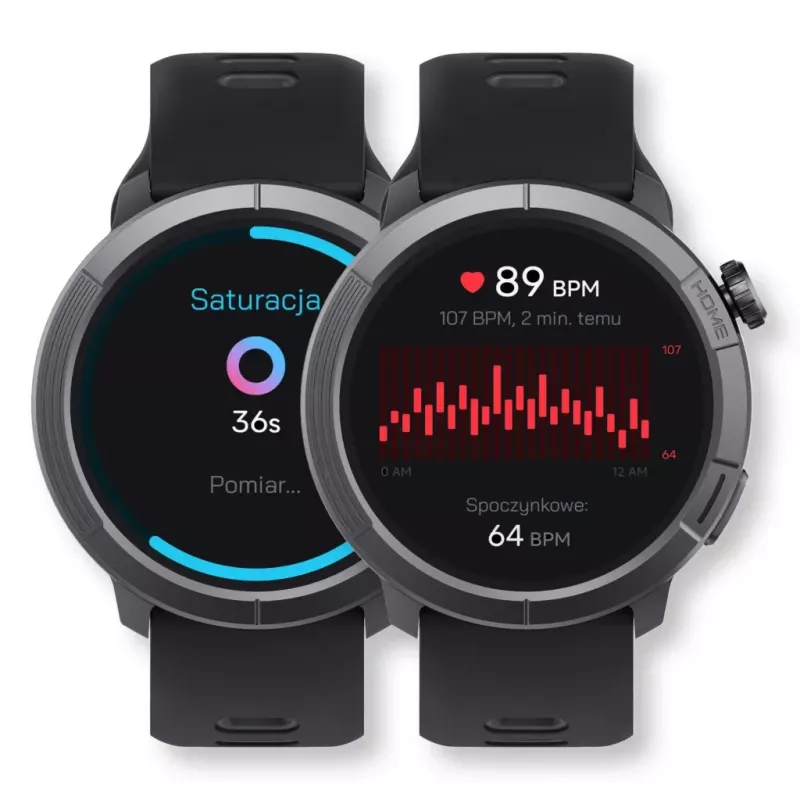 Stelio wristwatch STSWA102BT Activ Pro GPS 46mm Black Titanium case