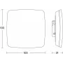 Presence detector Steinel True Presence UP KNX 056339 IP54 360° detection