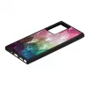 Protective phone case iKins for Samsung Galaxy Note 20 Ultra — water flower design, black