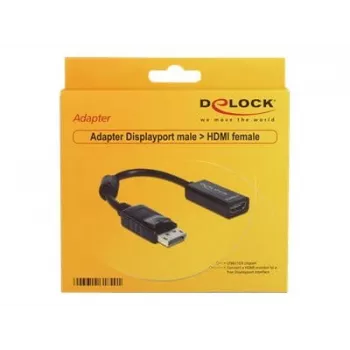 Video Cable Adapter DeLOCK 61849 0.125m DisplayPort to HDMI