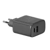 SAVIO LA-06/B 30W Wall Charger, USB-A + USB-C, Quick Charge, Power Delivery 3.0, Black