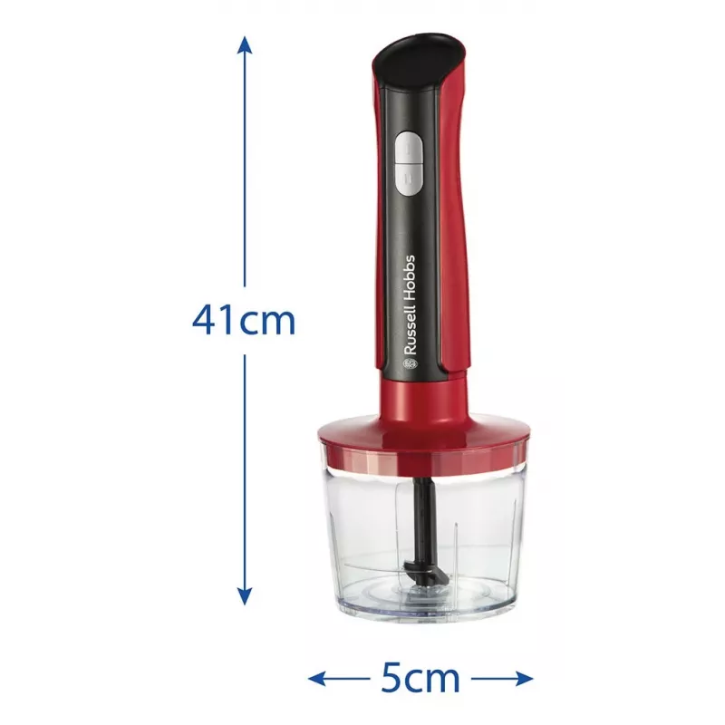 Russell Hobbs 27140-56 blender 1 L Portable blender 500 W Black, Red, Transparent