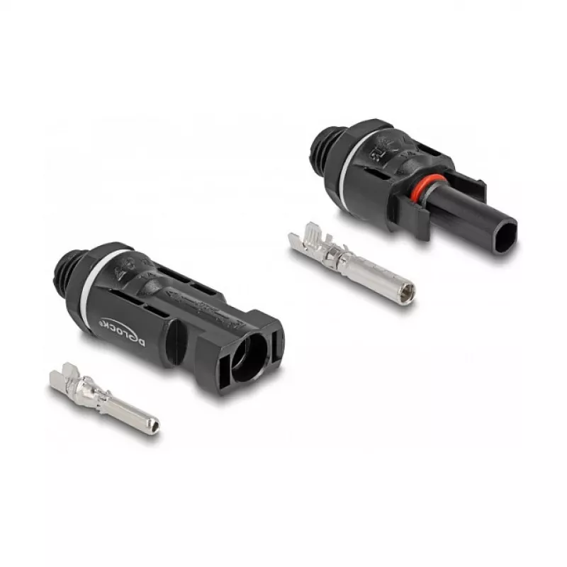 Solar Panel Connector DeLOCK DL4 Male Female Black 2 pcs