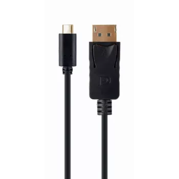 USB graphics adapter Gembird A-CM-DPM-01 with USB-C, supports up to 3840×2160, USB 2.0 / 3.2 Gen 2, black, 2 m cable