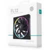 Case fan DeepCool FL12 120 mm, PWM, 500–2150 RPM, 55 CFM, 2.82 mmH2O, FDB, multi-LED, black