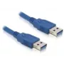USB Cable DeLOCK USB 3.0-A male/male 2m Blue