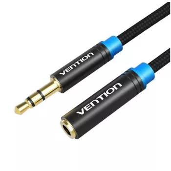 Audio cable Vention 3.5mm male–female VAB-B06-B500-M 5 m black