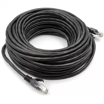 Cable Cat5E UTP, 15m, Black