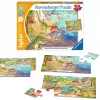 tiptoi Puzzle for young explorers: dinosaurs