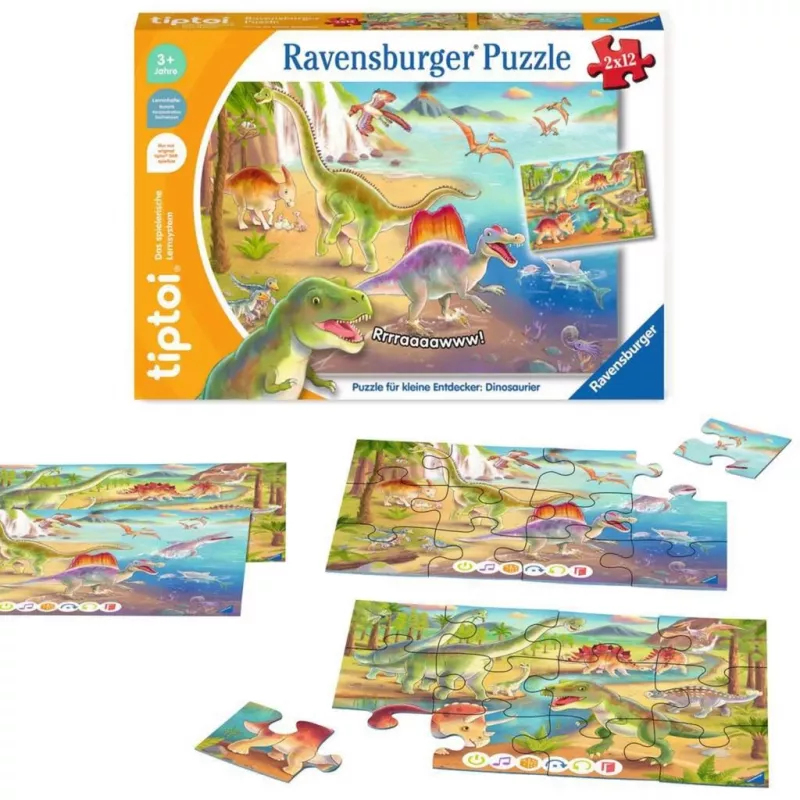tiptoi Puzzle for young explorers: dinosaurs