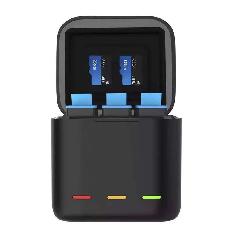 Charger Telesin GP-BNC-901 for GoPro Hero 9/10 — dual-battery charger with two batteries