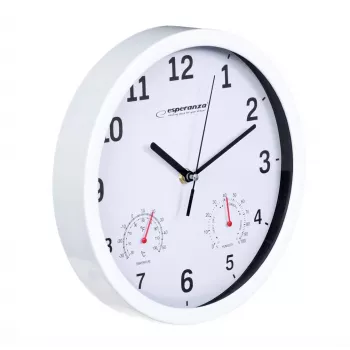 Esperanza EHC016W wall/table clock Quartz clock Round White