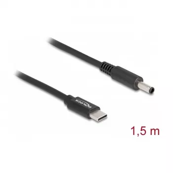 DeLOCK Laptop Charging Cable USB Type-C male to Dell 4.5 x 3.0 mm male 1.5m 20V