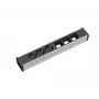 Power Extension Bachmann 912.006 3 AC Outlets Black Silver