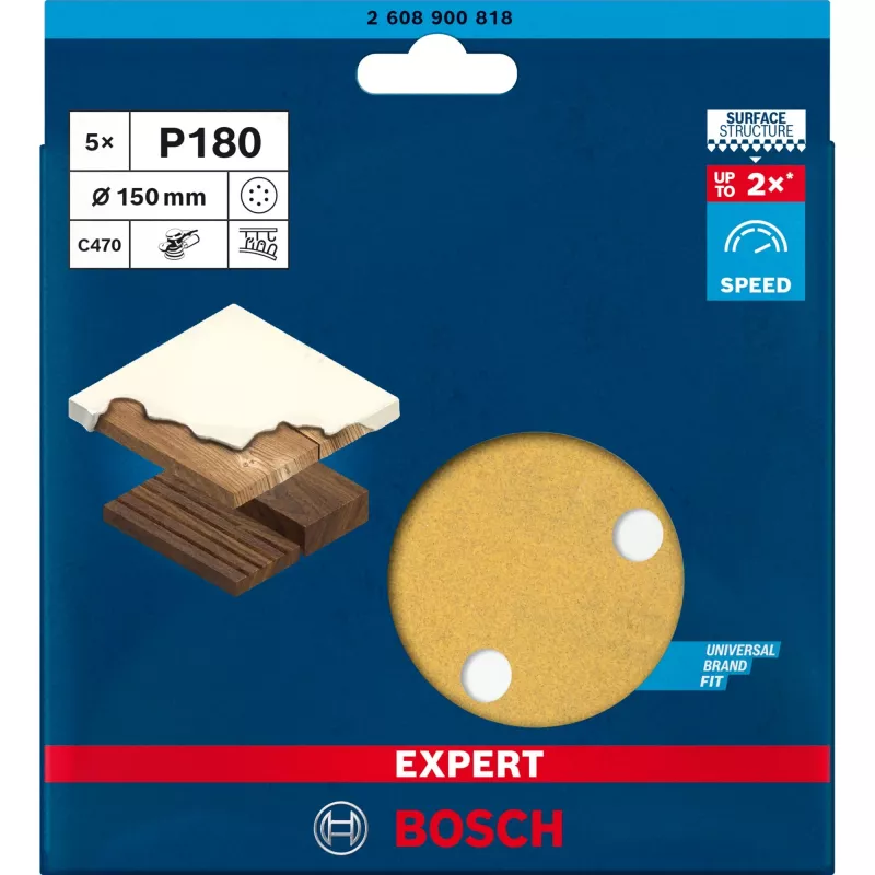 Bosch 2 608 900 818 rotary tool grinding/sanding supply Wood Sanding sheet