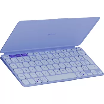Logitech Keys-To-Go 2 Keyboard Universal Bluetooth AZERTY French Lilac