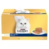 Wet cat food multipack Purina Nestlé Gourmet Gold Mus Mix 48×85 g cans assorted flavors