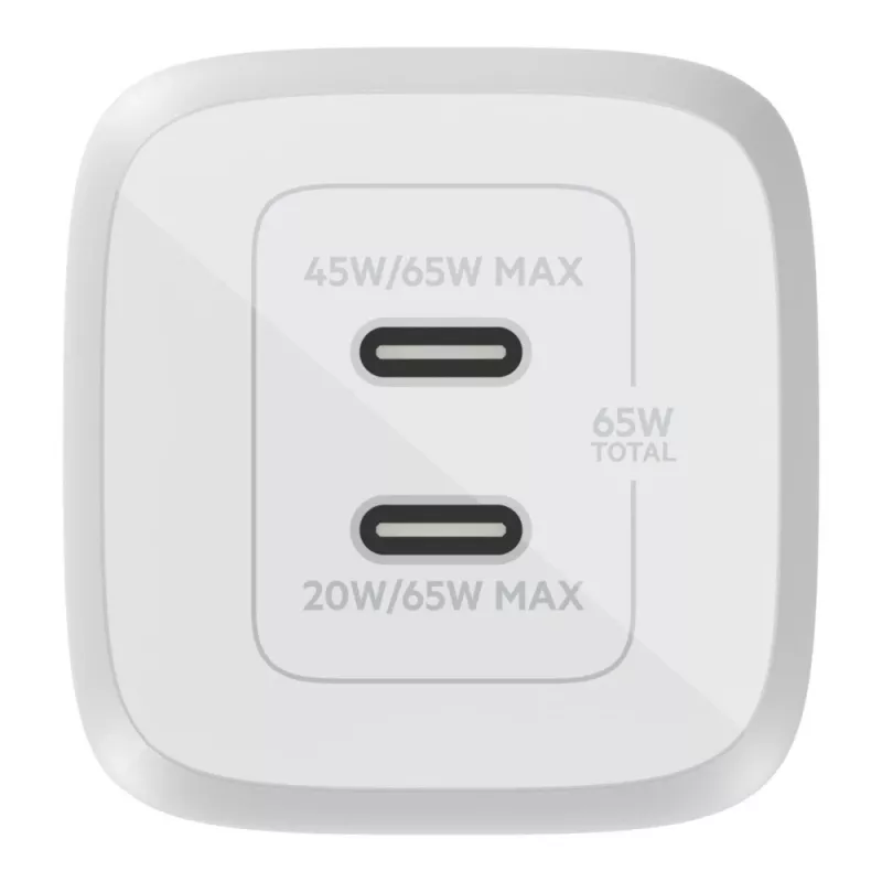 Charger Belkin WCH013vfWH Indoor AC Fast Charging for Laptop Smartphone Tablet