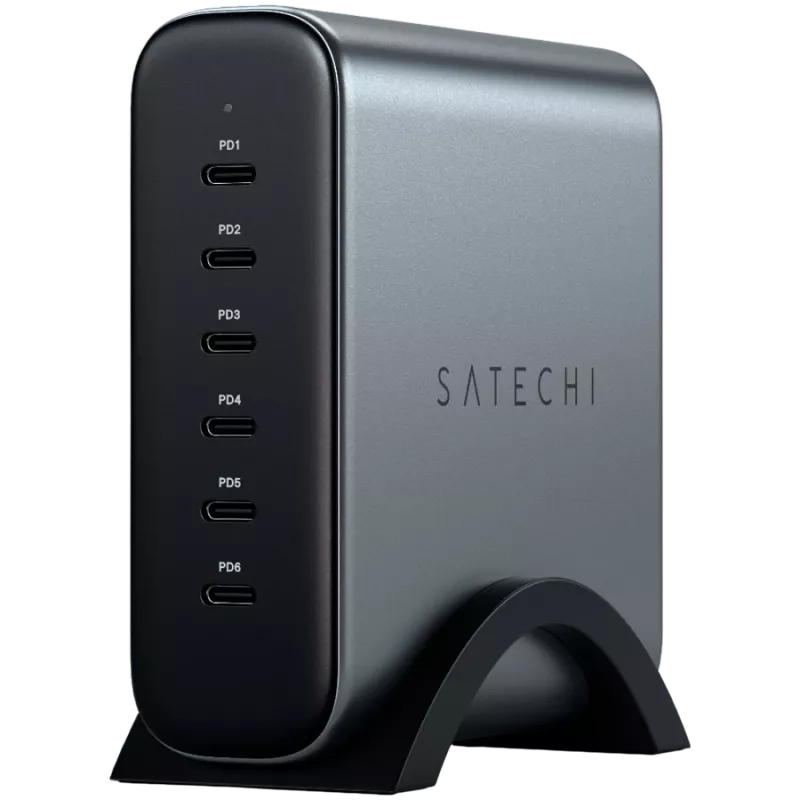 Indoor Charger Satechi ST-C200GM-EU Universal Grey 6 USB Type-C Ports