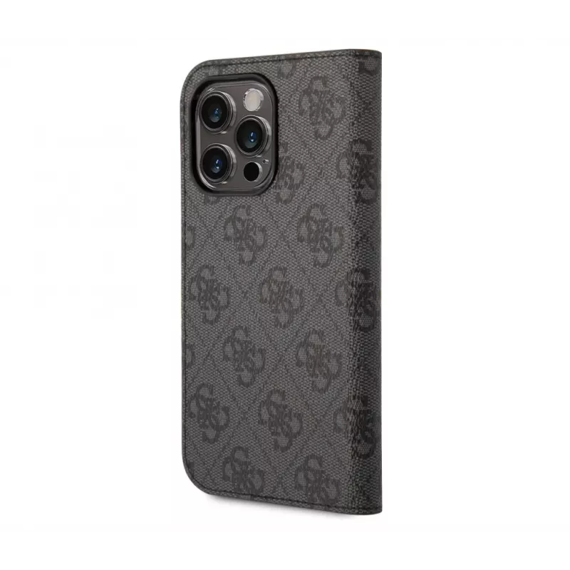 GUESS | Book Case | Apple | iPhone 14 Pro Max | Rubber/Silicone | Black