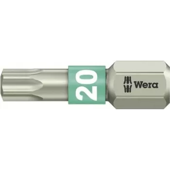 Screwdriver Insert Bit Wera 3867/1 TS TX 20, 25 mm, Stainless Steel