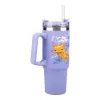 Paladone Minecraft Purple Insulated Cup with Straw, 900 ml