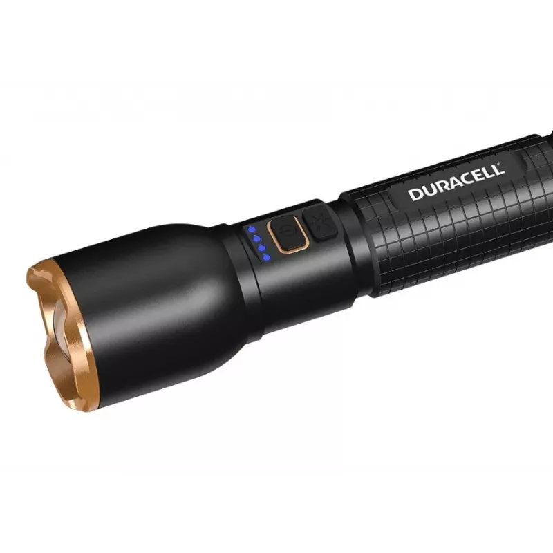 Flashlight Duracell DF3000R, black