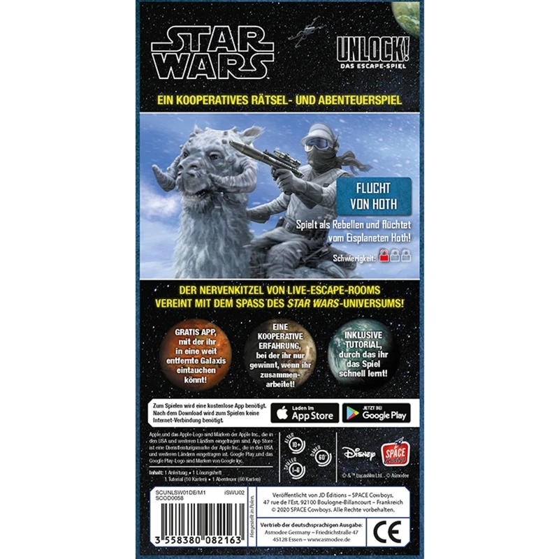 Unlock - Escape from Hoth, Party Game