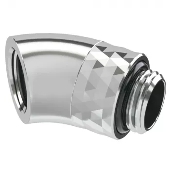 Barrow Dazzle Adapter TDWT45-B01 SS 45° G1/4 inch Male to G1/4 inch Female Rotatable Silver