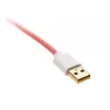 Ducky Premicord USB cable 1.8 m USB A USB C Pink