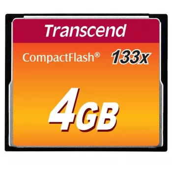 Flash memory Transcend 4GB CompactFlash 133x TS4GCF133