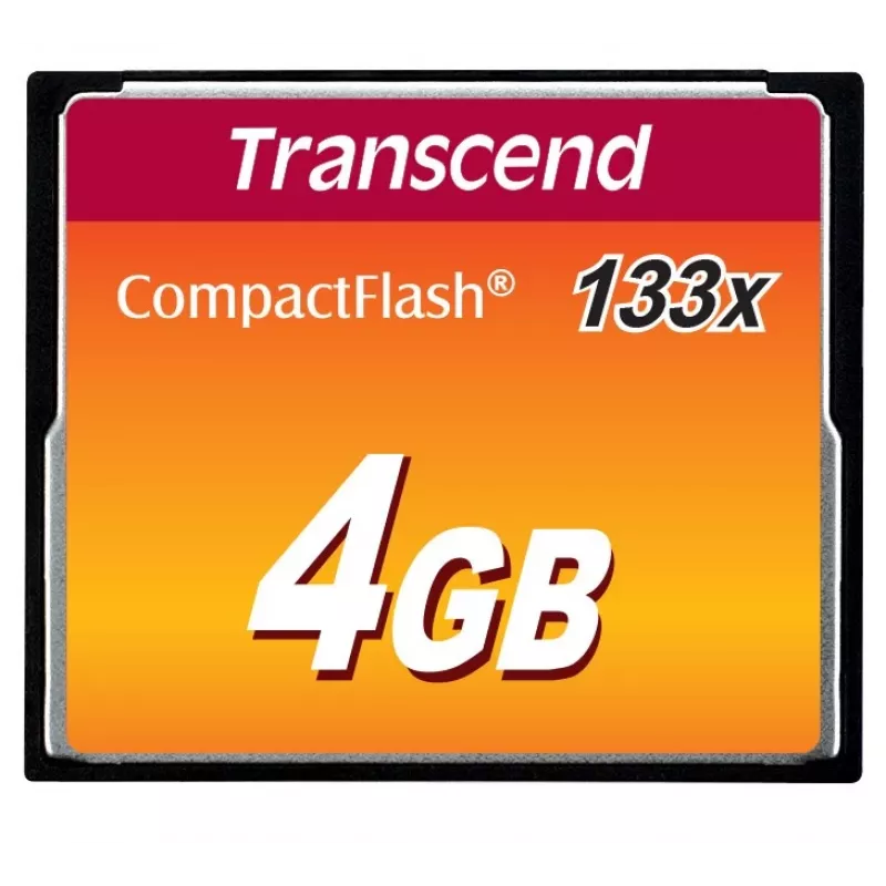 Flash memory Transcend 4GB CompactFlash 133x TS4GCF133
