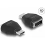 DeLOCK Adapter USB Type-C male to USB 10 Gbps Type-E Key A female black