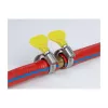 Butterfly Clamp DeLOCK 400 SS 32 - 50 mm 5 pieces yellow