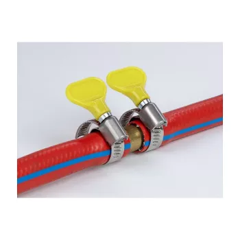 Butterfly Clamp DeLOCK 400 SS 32 - 50 mm 5 pieces yellow
